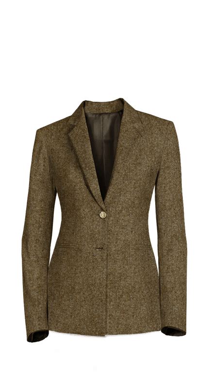 brown tweed pant suit women.